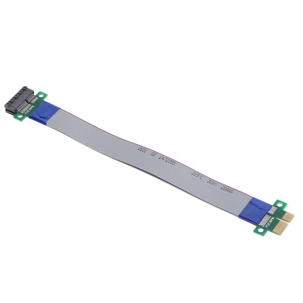 PCIE förlängningskabel 1X Riser Card Extender DoubleSpeed MaletoFemale Adapter Ribbon EP051