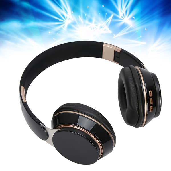 Bluetooth 5.0 Ørestykke Trådløst Over-Ear Stereo Headset med Mikrofon Gaming Headsets Sort