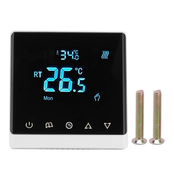 LCD-termostat Hushåll Intelligent Fläktkonvektor Luftkonditionering Temperaturregulator AC220V