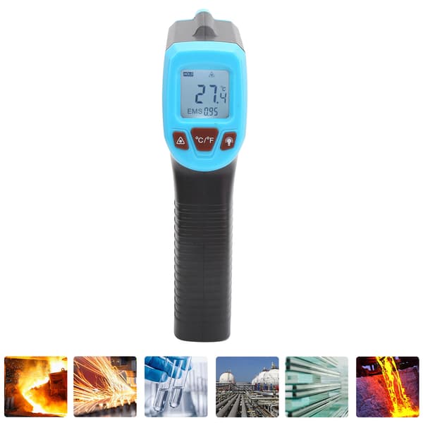 Temperaturmålepistol Infrarød med LCD-display Industriel Termometer GM320SBlue