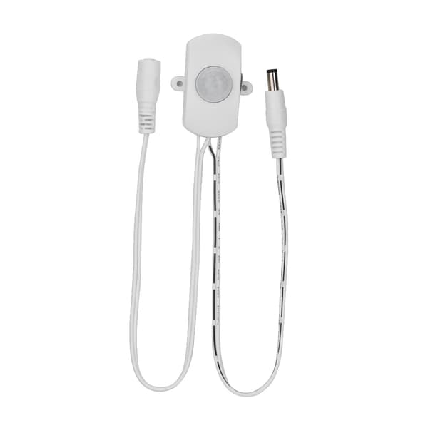 5A DC 6‑24V Mini PIR Infrarød Bevægelsessensor Detektor Switch LED Strip Automatisk Switch Hvid