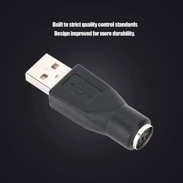 5 STK USB Han til til PS/2 Hun Adapter Konverter til Tastatur Mus med til PS/2 Interface