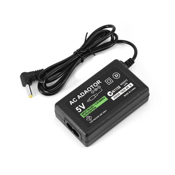 Vægoplader AC-adapter strømforsyningskabel til PSP 1000/2000/3000 EU-stik