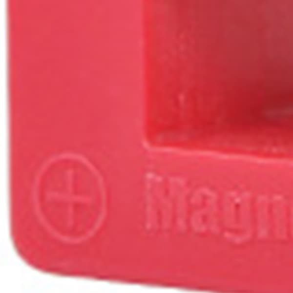 Magnetizer Demagnetizer Blok 2-i-1 Magnetværktøj til Skruetrækkerbits Metaldele Tilbehør Rød