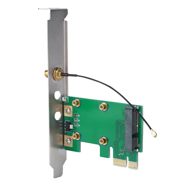 Mini PCI-E till PCI-E Riser-kort Utöka externt adapter nätverkskort