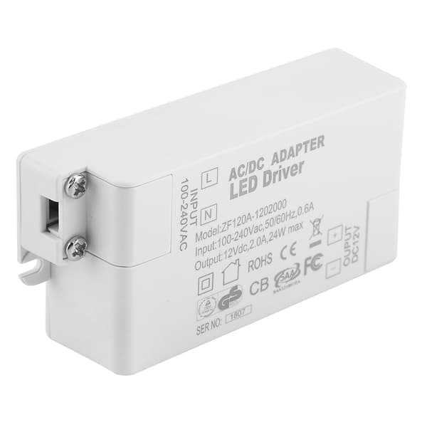 AC 100-240V til DC 12V 24W LED Driver Strømforsyning Transformer til Strip Light
