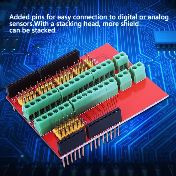 Skrueterminal Shield V3 Stud Udvidelseskort Sæt til Arduino R3, Mediemodul Tilbehør