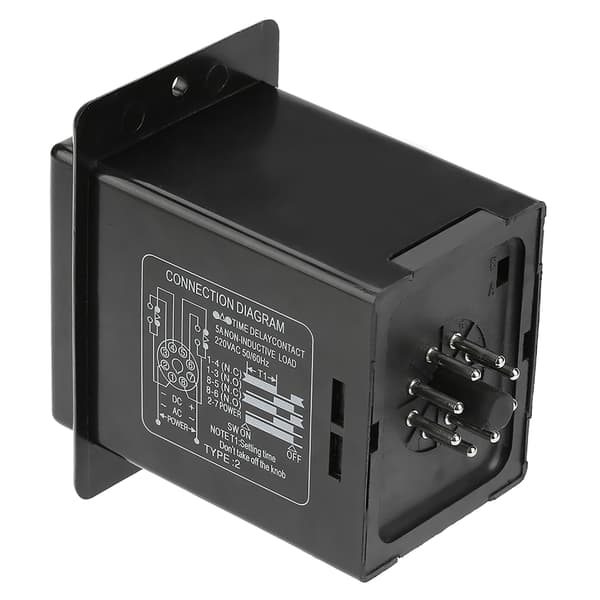 AC 220V Fördröjningsrelä Digital Display 0-199 Min 8 Pin ASY-3D