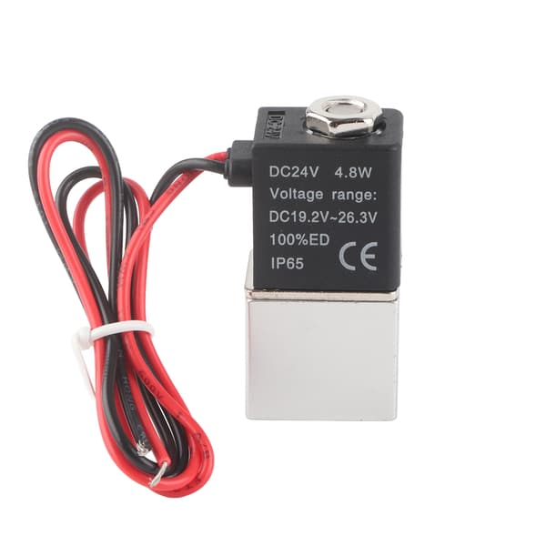 24V DC snabb respons elektrisk magnetventil 2 positioner 2-vägs luftvattenolja G1/4