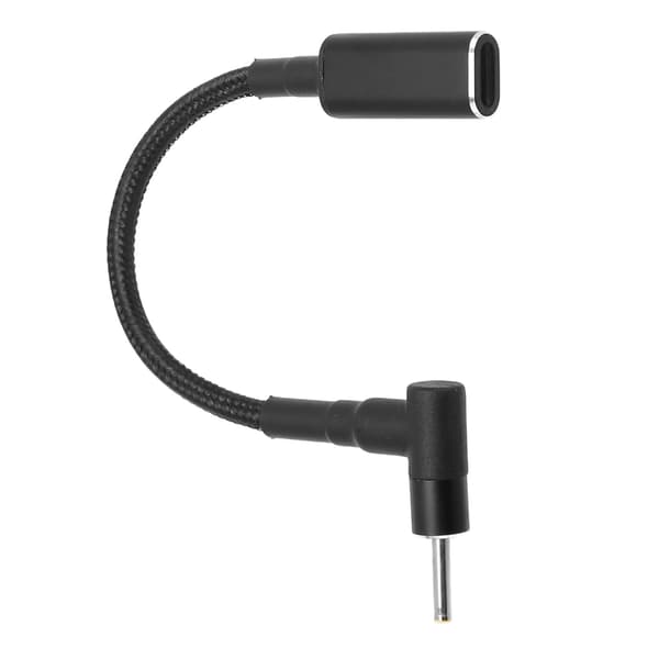 USB C hona till 2,5x0,7 mm DC hane-adapter 100W 5A 20V Stöder PD snabbladdning USB Typ C till DC-adapter för bärbar dator