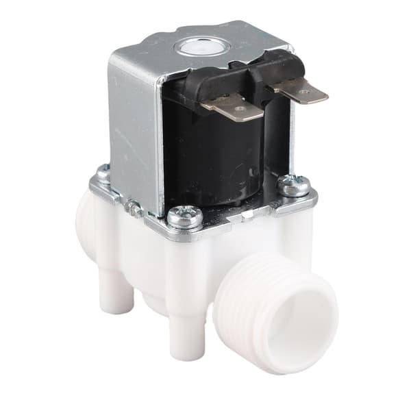 1/2\" NC elektrisk magnetventil, vatteninlopp i plast DC24V