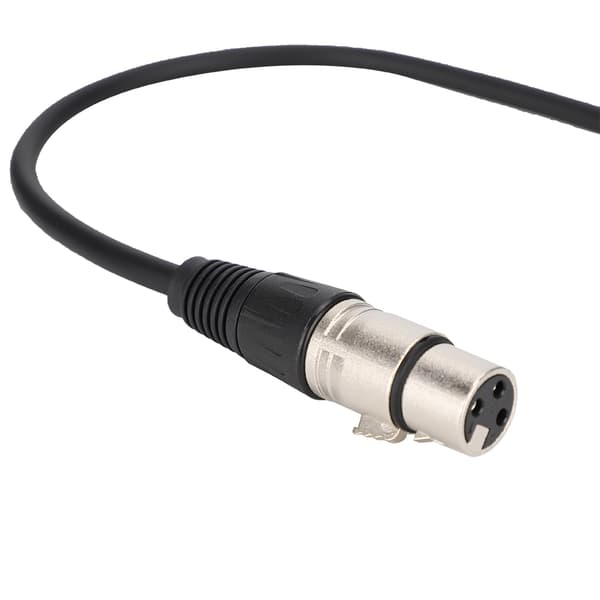 3,5 MM hun til XLR hun zinklegering 3,5 MM interface lydadapterkabel patchkabel