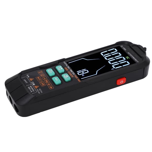 Digitalt multimeter 6000 tællinger DC AC strøm voltmeter tester kapacitans Ohm diode multimeter strømførende ledning tester værktøjer 600V