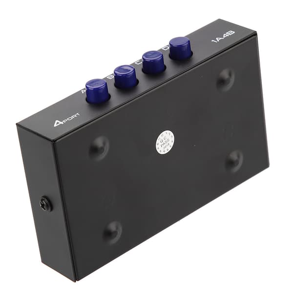 2/4-ports USB 2.0 manuel delingsswitch-boks til pc-printerscanner (4-ports)