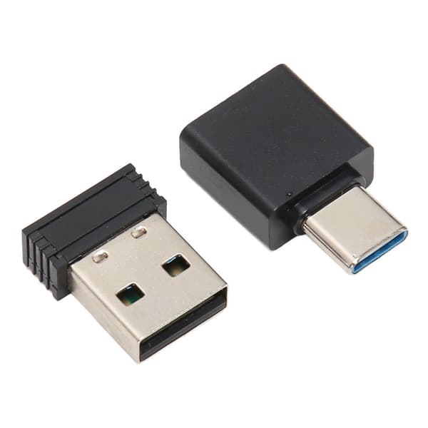 Mini Mouse Jiggler, uopdagelig, automatisk, driverfri musebevæger, USB-portbevæger, vrikker til computer, sort