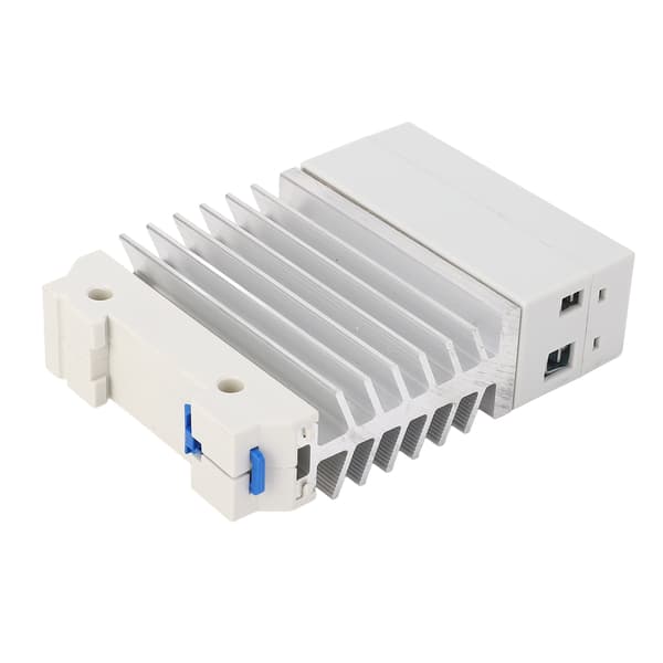 120A AC Solid State Relæ, Skinne Montering SSR m/ Køleplade, 70-280VAC Ind, 24-480VAC Ud