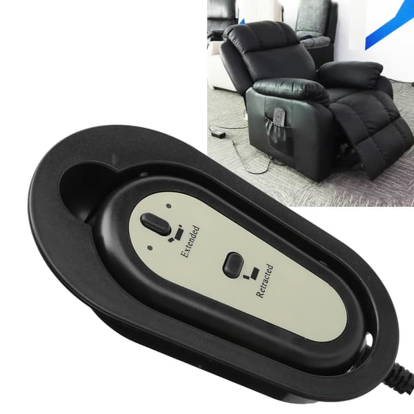 Elektrisk Recliner Controller Sofa Lift 2 Knaps Håndkontakt Controller 5 Pin til Møbler