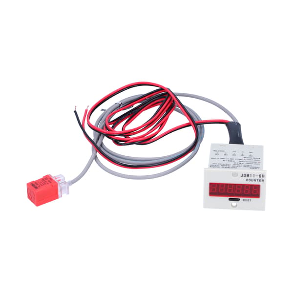 Industriel Digital Tællerpanel JDM11-6H DC12-24V Induktiv Sensor Tælleapparat