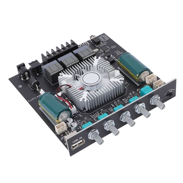 2.1-kanals Bluetooth-forstærkermodul 160Wx2 + 220W Sub, Bas- og Diskantknapper, Audio Receiver Board