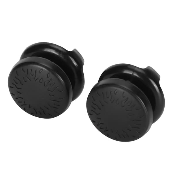 2 stk. Thumbstick Blødt Silikone Cover Greb Stick Joystick Controller Gamepad Nøglehætte til PS5 Sort