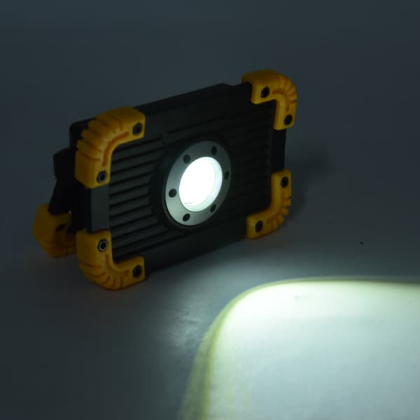 LED Nødprojektør Mini COB Arbejdslys Bærbar Rund USB Opladning Campinglys til Udendørs
