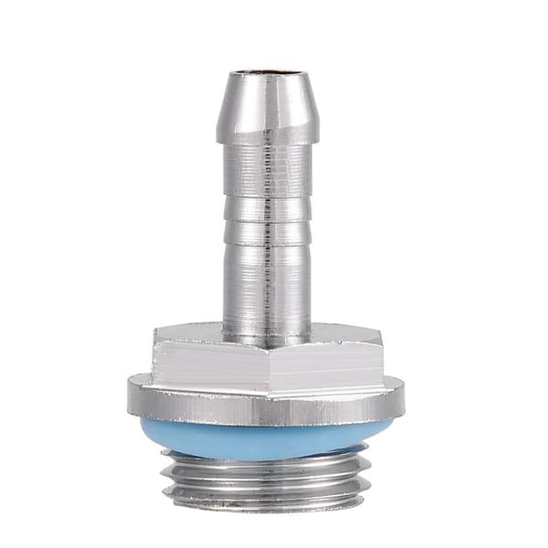 6 STK PC Vandkøling TwoTouch Fitting G1/4 Gevind Barb Connector til Slange 7.5mm