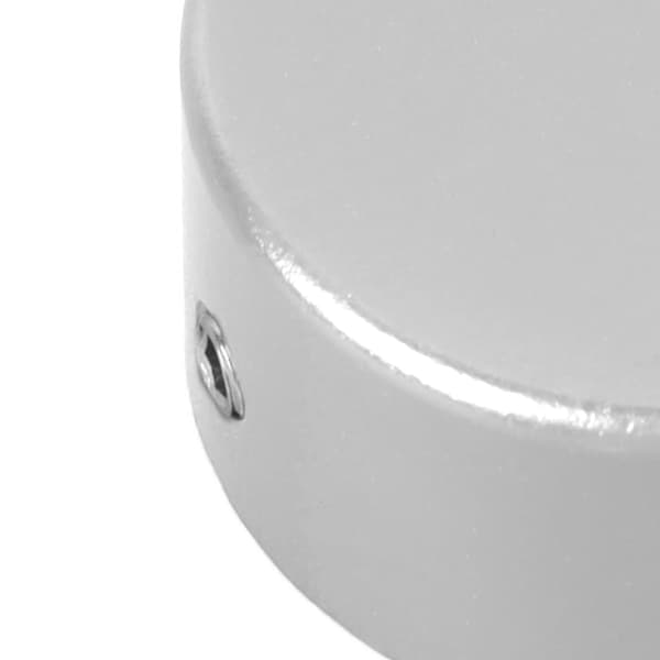 Aluminiumpedalkåpa för gitarrfotkontakt, silver, för elgitarr