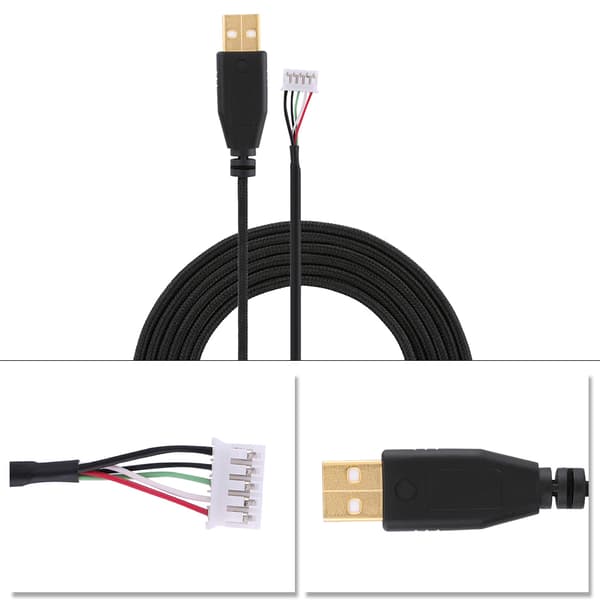 USB-musekabel/ledning/line-udskiftning til Razer Naga 2014 Line 14