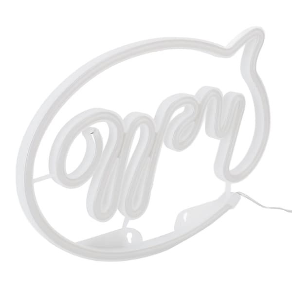 LED-neonvalo USB-/akkukäyttöinen Hello-valo ravintolan baarin sisustukseen 5V