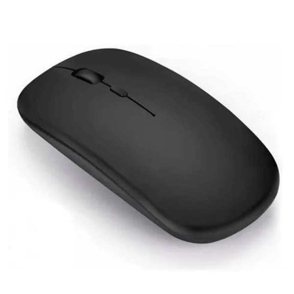Trådløs mus Ergonomisk Komfortabel Lydløst Design 800 til 1600DPI Plastmateriale Sort Kontormus til Bærbare Computere