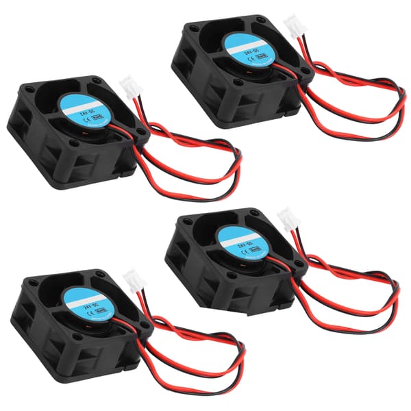 4-pak 24V 4020 blæser til 3D-printer, oliebærende køler, 40x20mm
