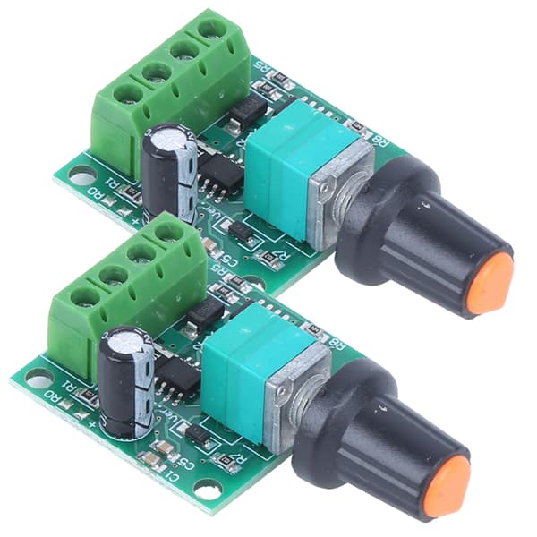 2st 1.8V-12V 2A PWM DC Motorvarvtalsregulator Lågspänningsdimmerbrytare 1803BK