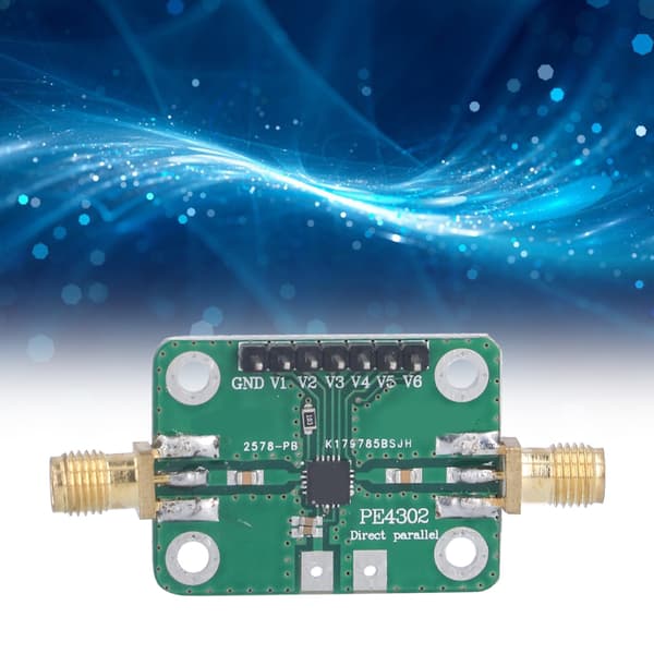 RF-dämpningsmodul 6-bitars 1MHz-4GHz digital styrning, 3.3V parallell/seriell gränssnitt