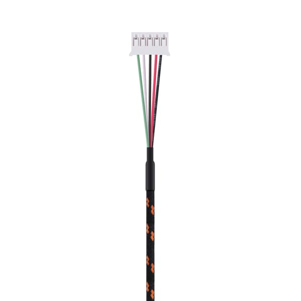2,2 meter USB-kabeludskiftning til Steelseries Kana-mus Sort+Orange