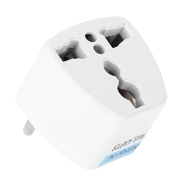 Universal strømstik rejsekonverteradapter, der konverterer fra USA / Storbritannien / Australien til EU