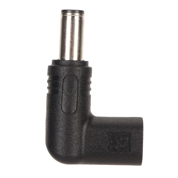 USB Type C naaras 6,0x3,7 mm sovitin 100 W PD pikalataus 90 asteen kulmassa oleva USB C - DC-sovitin