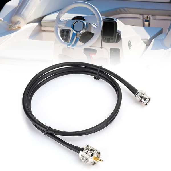 1M UHF Han PL259 til BNC Han Testkabel Ledning Koaksialkabel Adapter Tilbehør