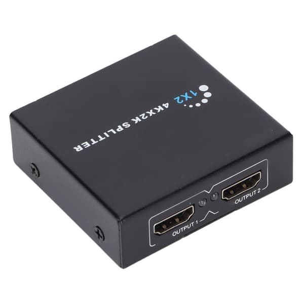 HD Multimedia Interface Splitter 1 ind 2 ud HD Multimedia Interface Extender til skærme LCD-tv-computere 100-240VEU-stik
