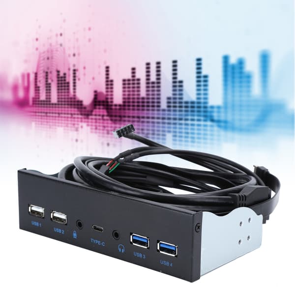 2 porte USB 3.0 + 2 porte USB 2.0 High Definition Audio Interface til computer