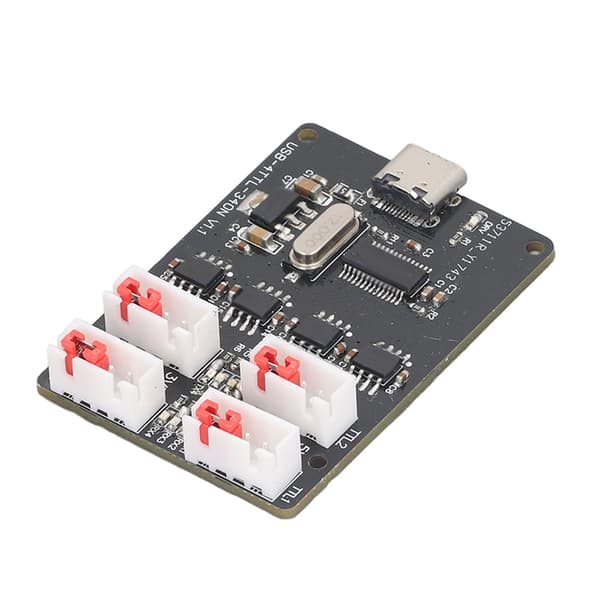 USB till TTL seriell adaptermodul 4-vägs Type-C med LED-ljus för programmering