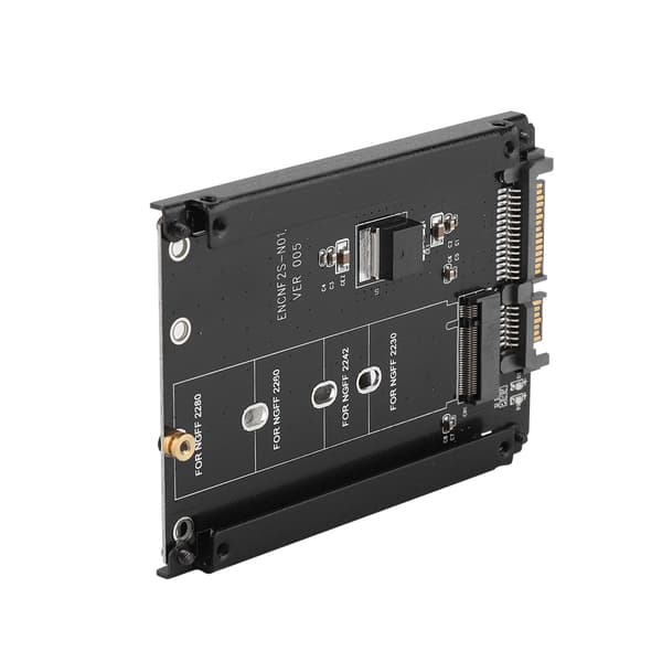 Tehokas 22-nastainen M.2 NGFF–SATA-sovitin, Plug and Play M.2–SATA B Key