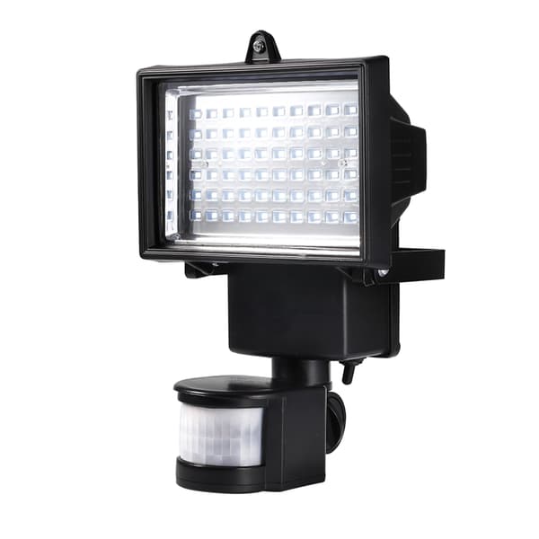 60 LED Rörelsesensorlampa Soldriven Utomhus Trädgård Säkerhetsvägg