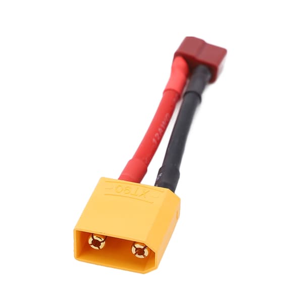 T Hun til XT90 Han Kabel Pålidelig Forbindelse Kortslutningsbeskyttelse 12AWG T Stikforbindelse til RC Bil/Skibsmodel