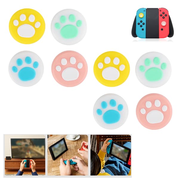 2 uppsättningar kattklosstumgrepp för Switch Control Cap-leksaker med bra känsla001