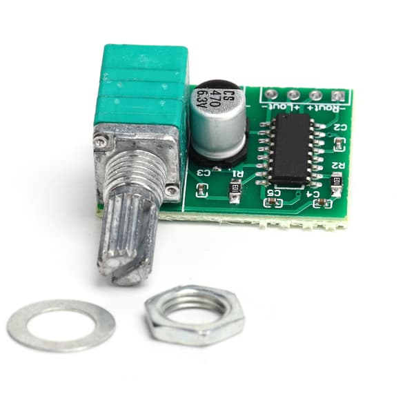 PAM8403 5V Mini Digital Effektförstärkarkortsmodul med omkopplare USB-driven 3W+3W