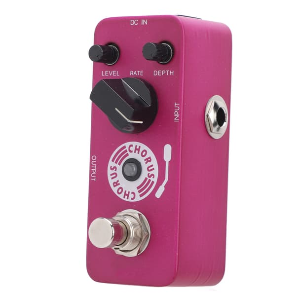 Choruspedal True Bypass Varm Klar Analog Chorus Effektpedal för Elgitarr Bas