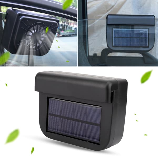 Solcellsdriven bil Auto Luftventil Kylning Ventilationssystem Värmare Avgasfläkt