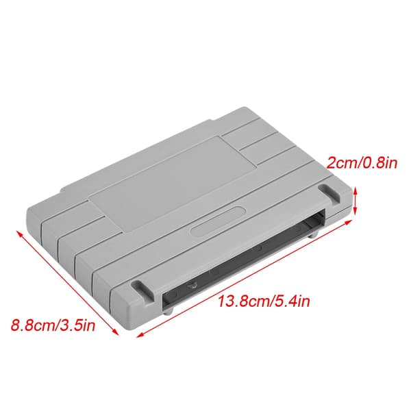 5 STK Spilkortpatron US Version Erstatningsskal til SNES SFC