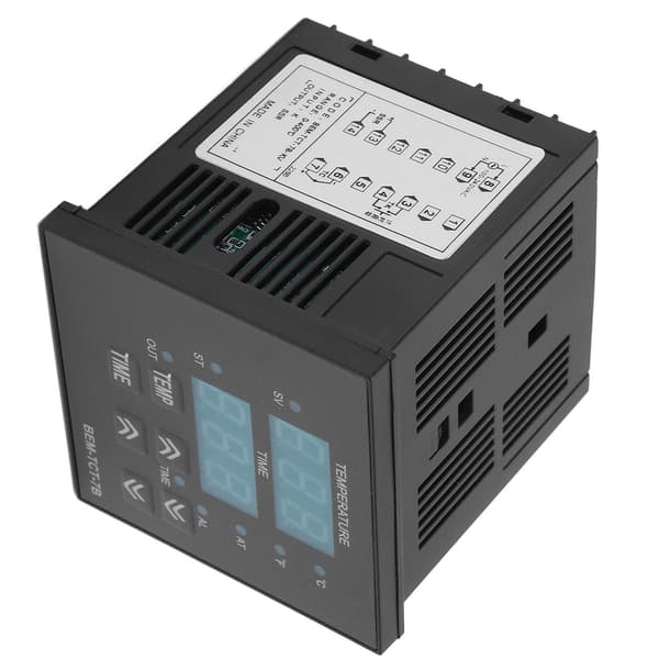 BERM Digital Värmepress Termostat Temperaturregulator, 100-240V, Integrerad Display