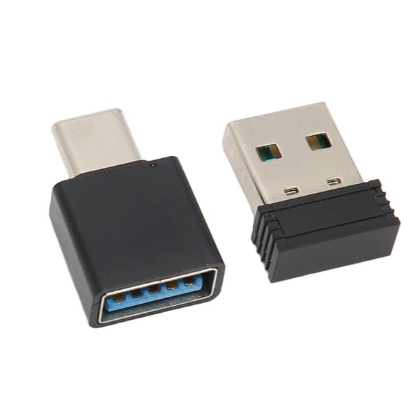 Mini Mouse Jiggler, uopdagelig, automatisk, driverfri musebevæger, USB-portbevæger, vrikker til computer, sort